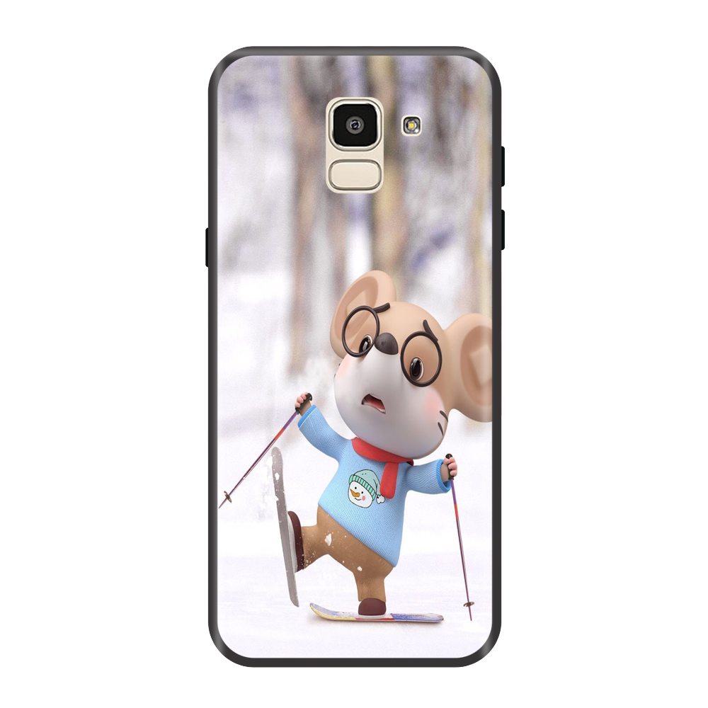 Ốp lưng TPU viền dẻo cho điện thoại SAMSUNG GALAXY J6 Hình Chuột Tết 2020 - Mẫu 21