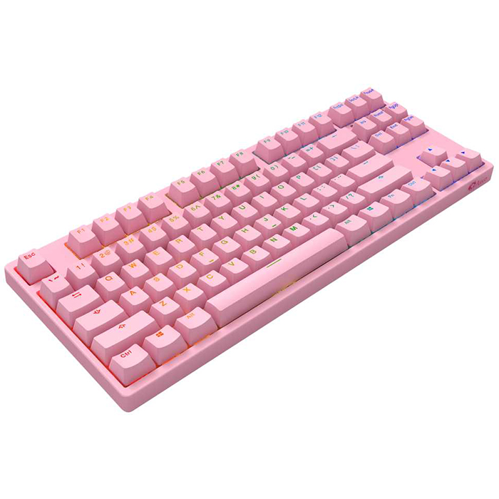 Bàn phím cơ AKKO 3087S RGB – Pink (Cherry switch) - Brown - Hàng chính hãng