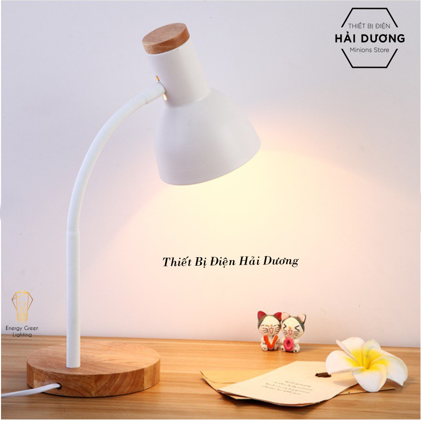 Đèn học bài thông minh cho bé, để bàn làm việc, trang trí Vintage siêu dễ thương DB-3045 - Kèm bóng LED Tiết Kiệm Điện