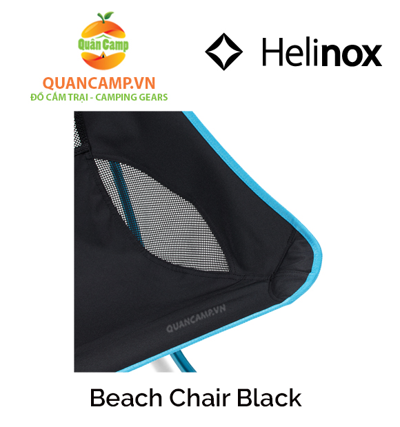 Ghế dã ngoại xếp gọn Helinox Beach Chair Black