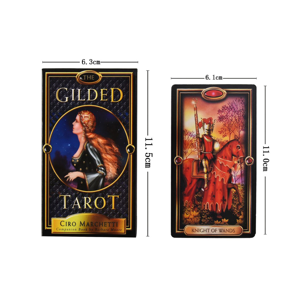 Bài Tarot The Gilded 78 Lá Bài Tặng Hướng Dẫn Tiếng Việt Và Đá Thanh Tẩy