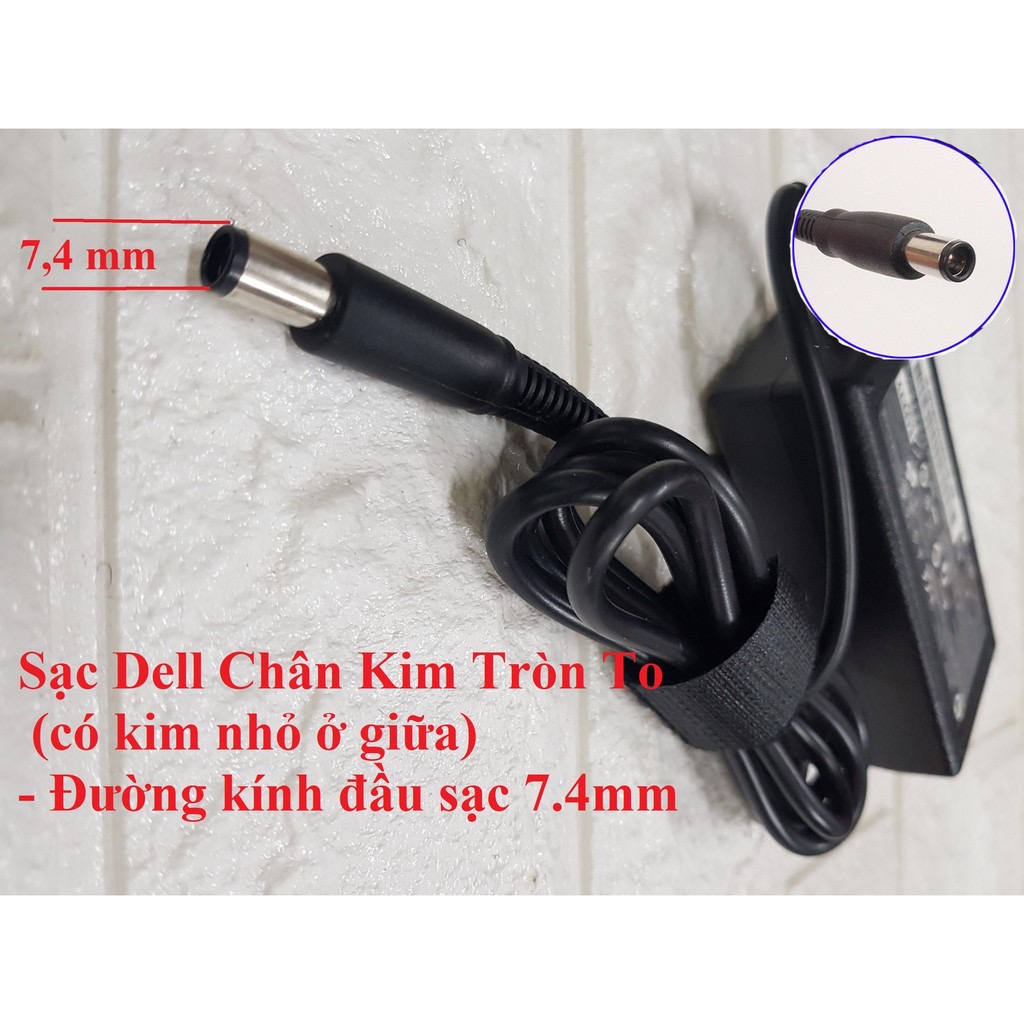 Sạc laptop Dành Cho Dell chân kim to 19.5V - 4.62A - 90W kèm dây nguồn