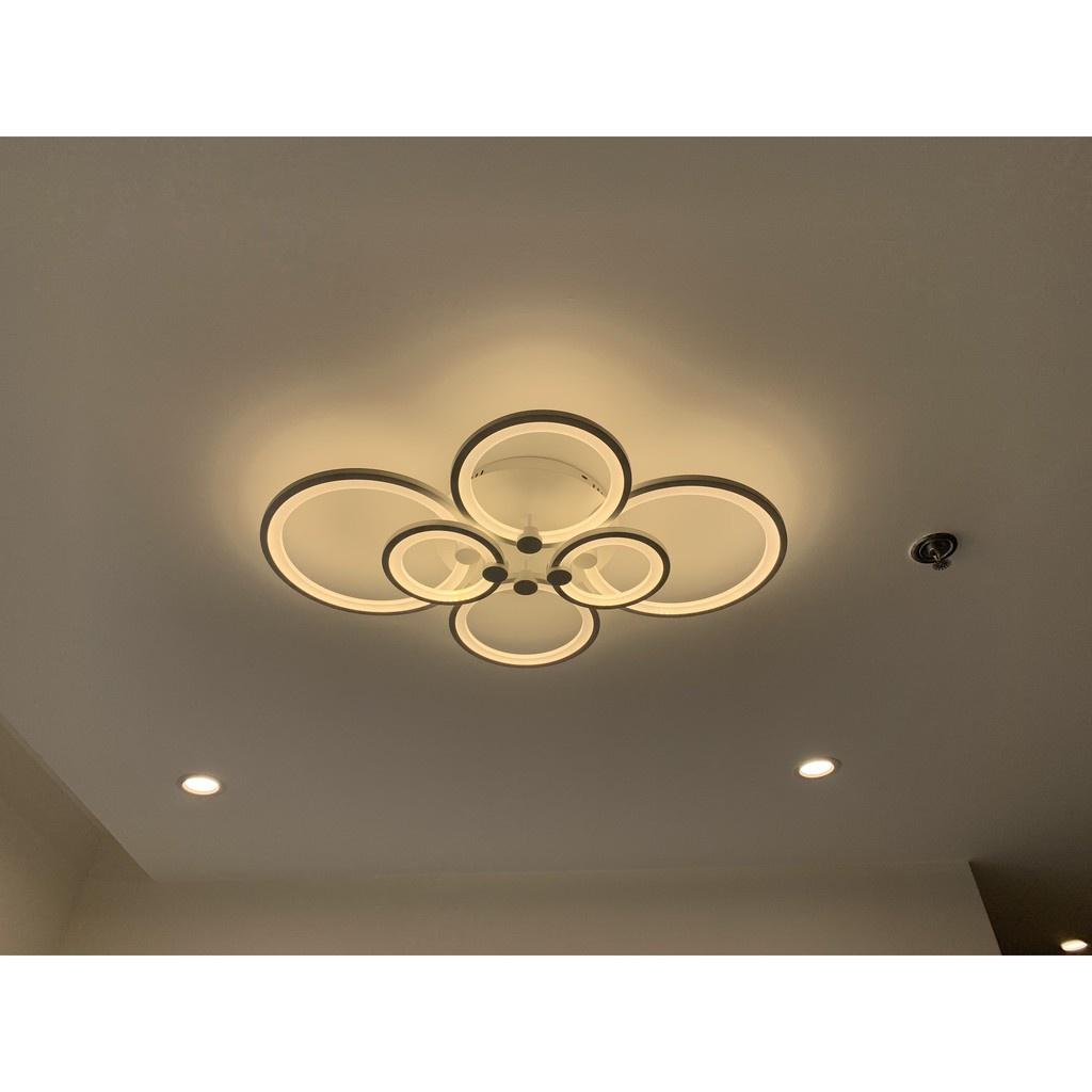 Đèn ốp trần g10, 6 cánh 3 chế độ ánh sáng