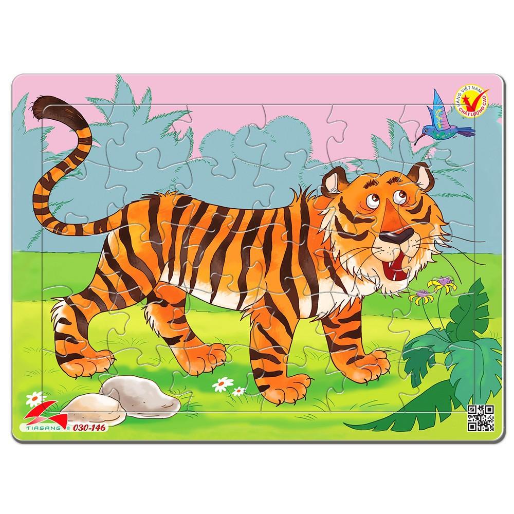 Bộ Tranh Ghép Hình Nhân Vật Ngộ Nghĩnh -Size A4, 30 Mảnh Ghép, Đồ Chơi An Toàn Cho Bé, Đồ Chơi Trí Tuệ Trẻ Em