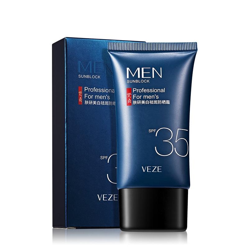 Kem chống nắng nam bật tone trắng da Veze Sunblock For Men's Spf50+ 40g