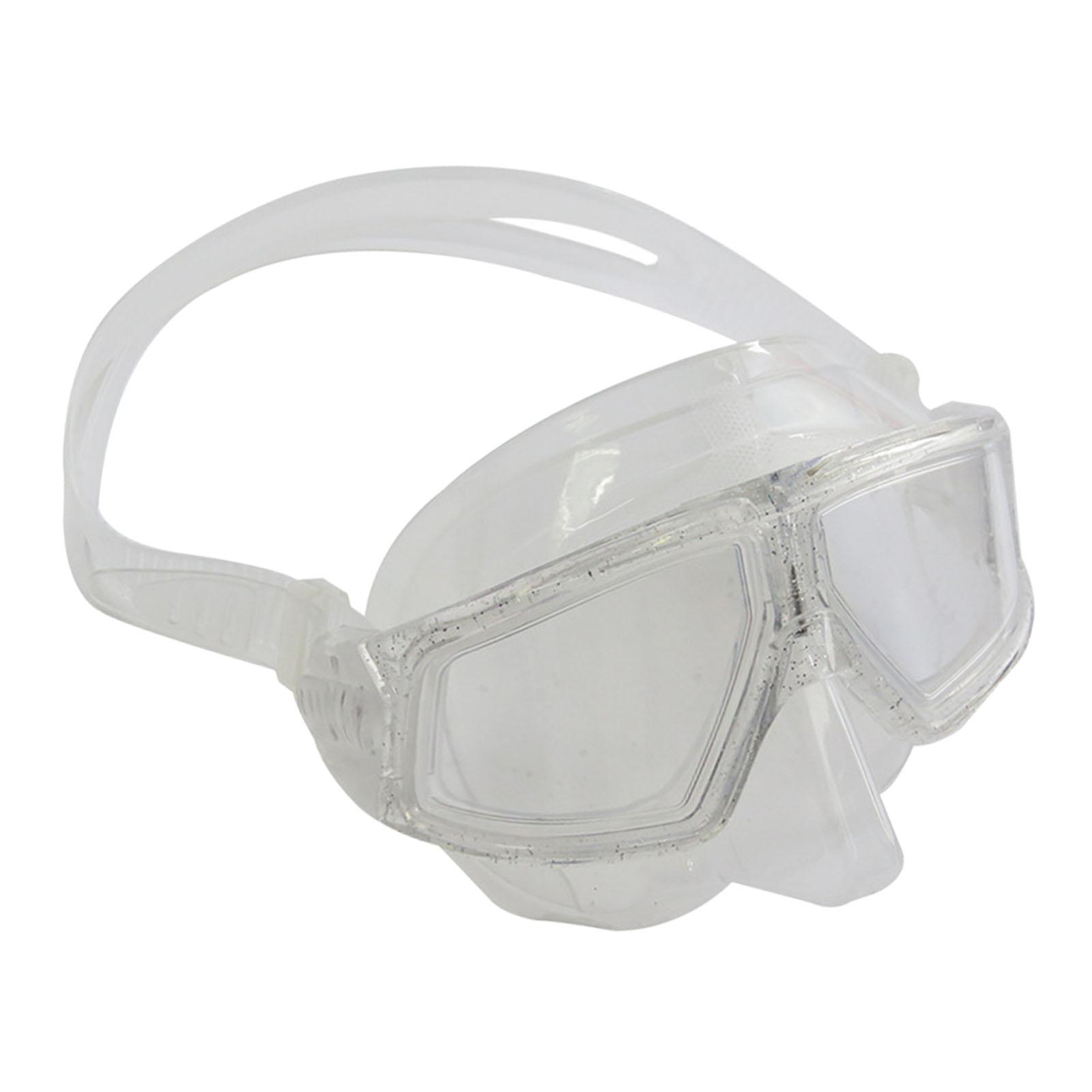 Dive Goggles Free Diving Goggles with Nose Cover Snorkel Goggles Panoramic Eyewear