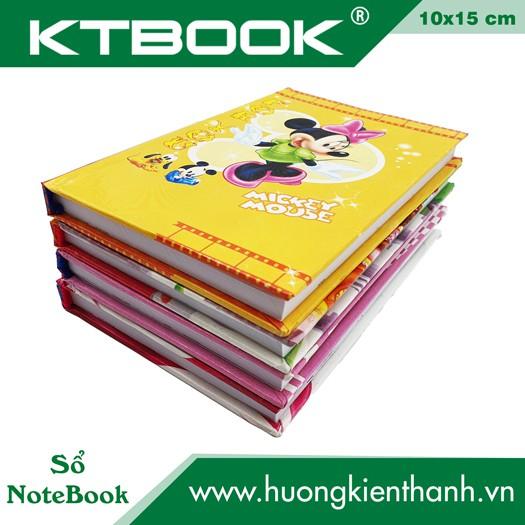 Sổ Bìa Cứng ghi chép NoteBook KTBOOK Khổ Nhỏ size 10 x 15 cm