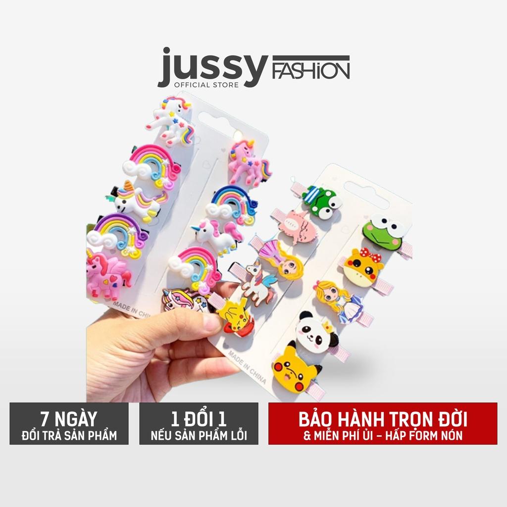 Set 05 Kẹp Tóc Hoạt Hình Dễ Thương Phong Cách Hàn Quốc Cho Bé Và Mẹ