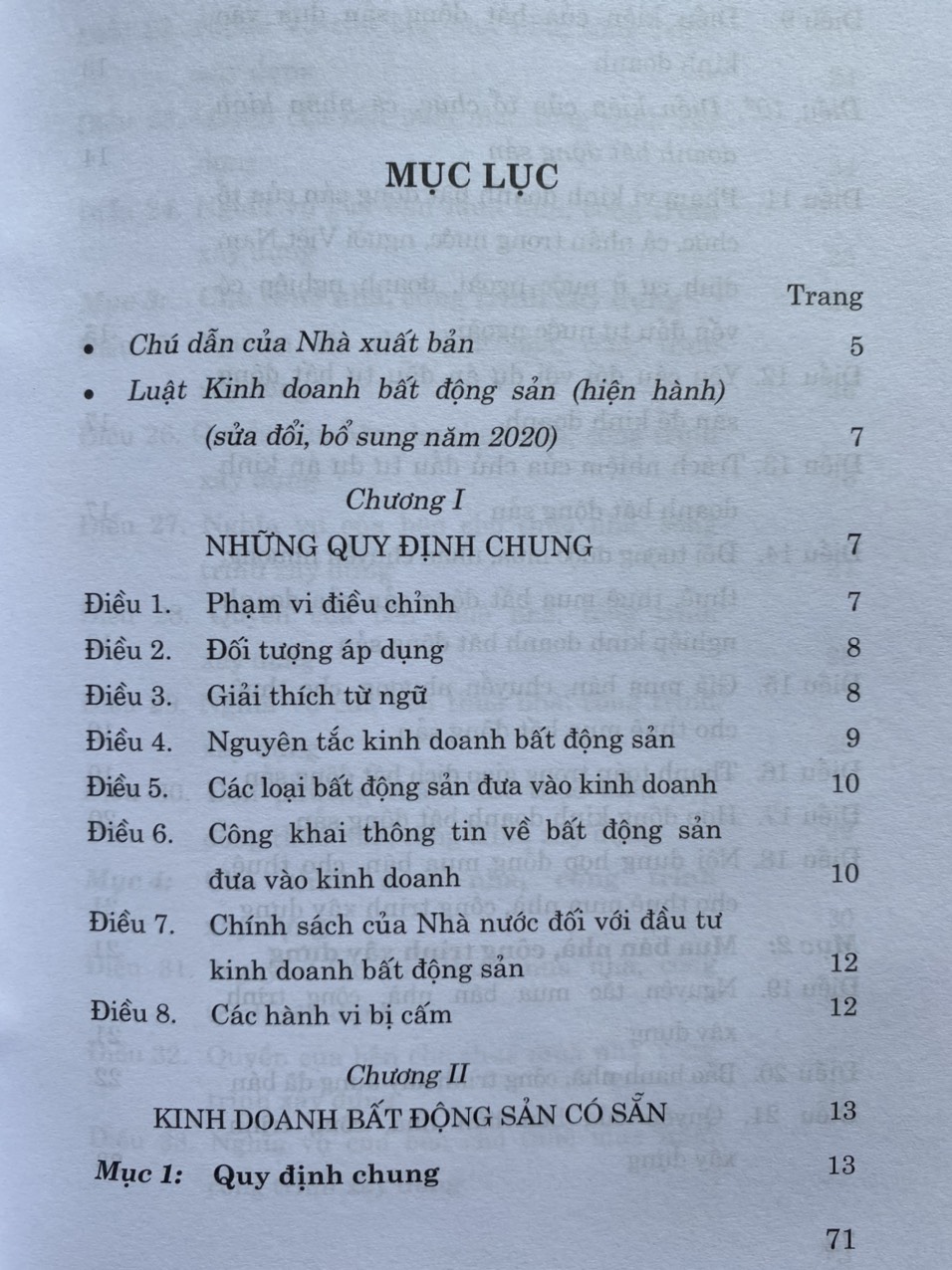 Luật Kinh Doanh Bất Động Sản (hiện hành) (sửa đổi, bổ sung năm 2020)