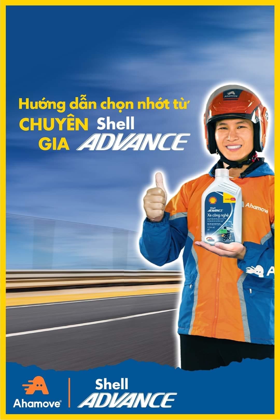 Shell Ax3 0,8L Dầu nhớt xe số giá rẻ.