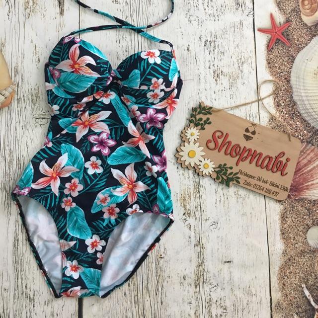 Đồ bơi bikini 1 mảnh hoa siêu đẹp