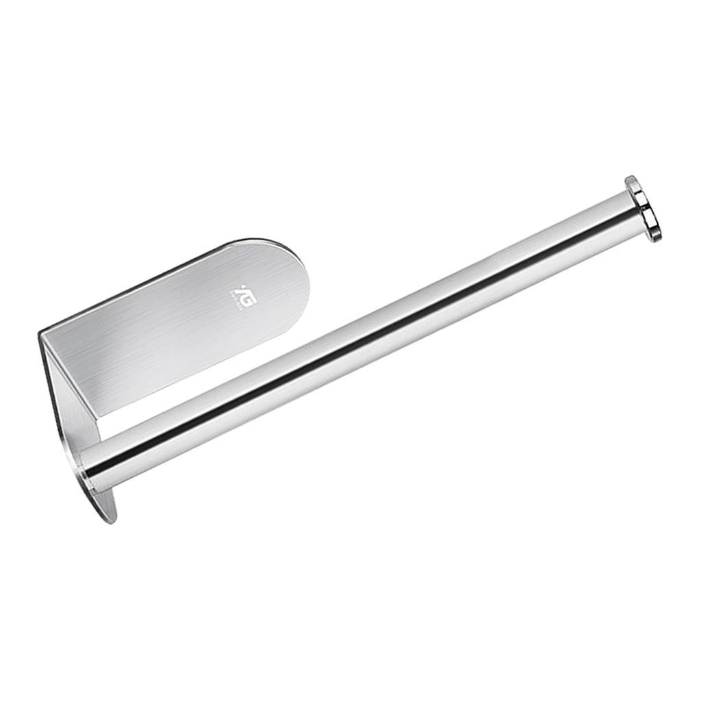2 pcs Stainless Wall Mounted Paper Towel Roll Holder Kitchen Storage 26cm