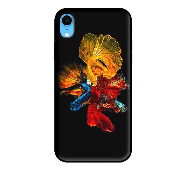 Ốp lưng cho iPhone XR Cá Betta Vàng Xanh Đỏ - Hàng chính hãng