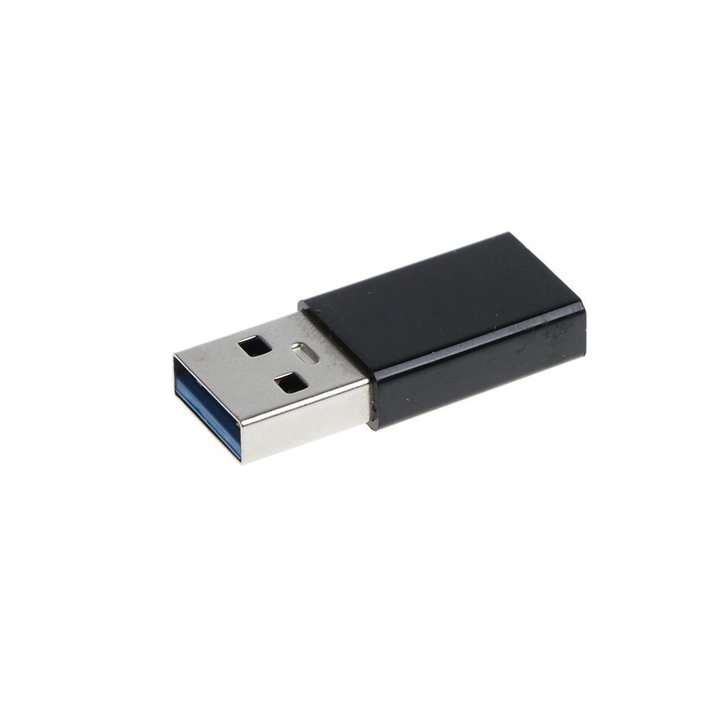 USB 3.0 Male to USB 3.1 Type C Female Connector Data Adapter USB-C Black