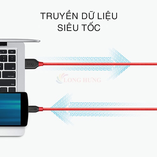 Cáp Micro USB Bagi 1.5m MH150 - Hàng chính hãng
