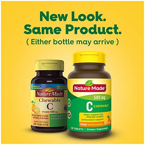 Viên Nhai Nature Made Bổ Sung Vitamin C 500mg
