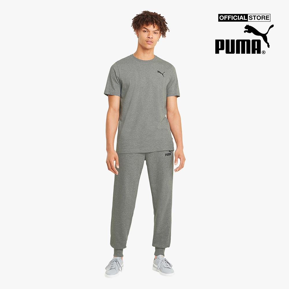 PUMA - Áo thun thể thao nam ngắn tay Essentials Small Logo Train 586668