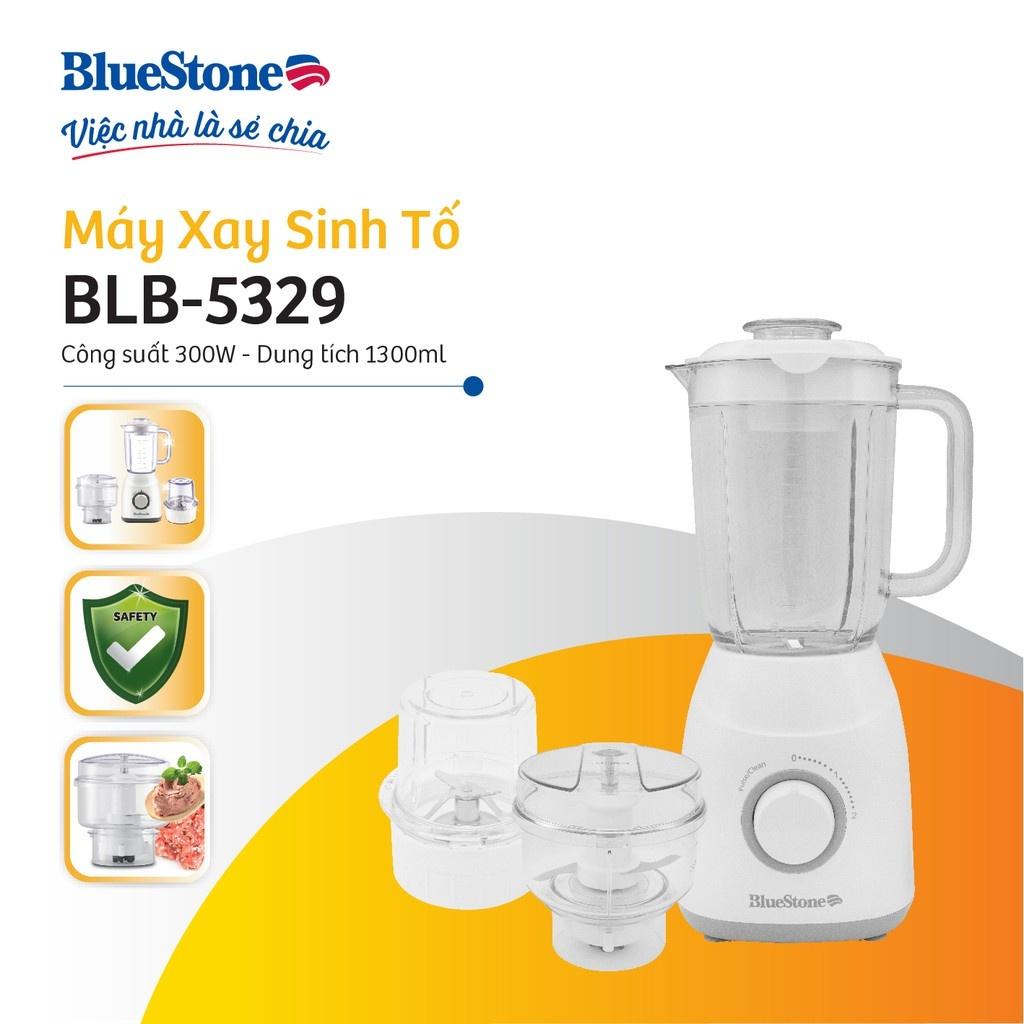 Máy Xay Sinh Tố BlueStone BLB-5329, 3 Cối Đa Năng, 1.3Lit - 300w, Hàng Chính Hãng