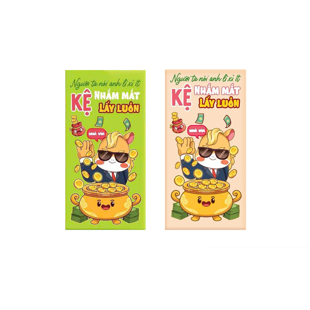 [Hàng tặng ko bán] Set 2 bao lì xì màu ngẫu nhiên JoyMall tết Bính Ngọ 2026 đựng vừa tờ 500K