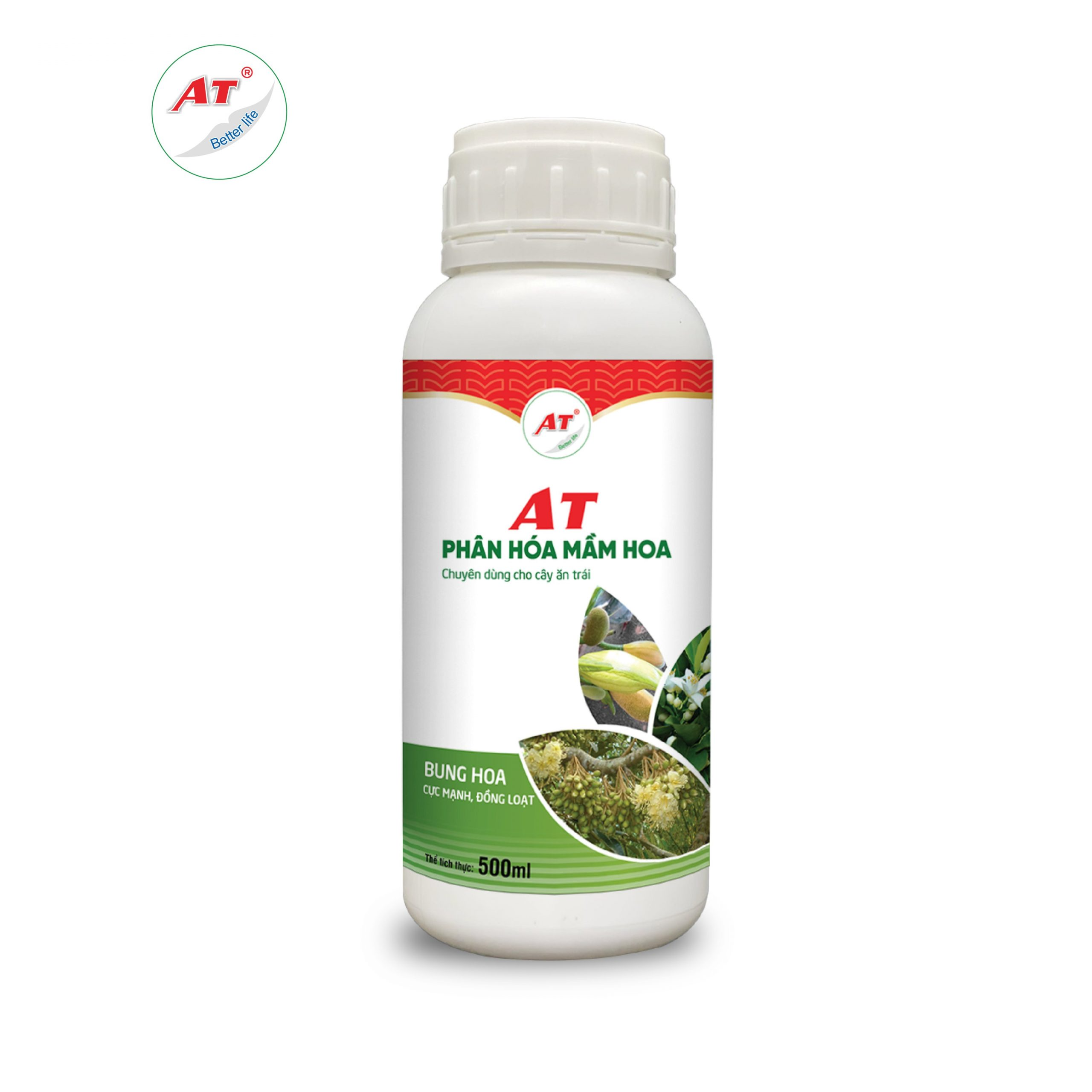 Phân Bón Hữu Cơ AT Siêu Lân 500ml Kích Rễ Ra Hoa Hồng Hoa Lan, Hoa Giấy, Chống Rụng Hoa, Siêu Bật Mầm