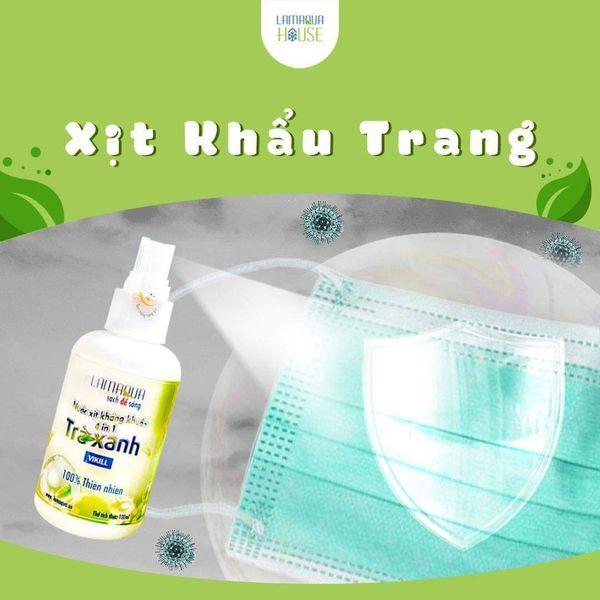 XỊT KHUẨN LAMAQUA trà xanh 4 in 1