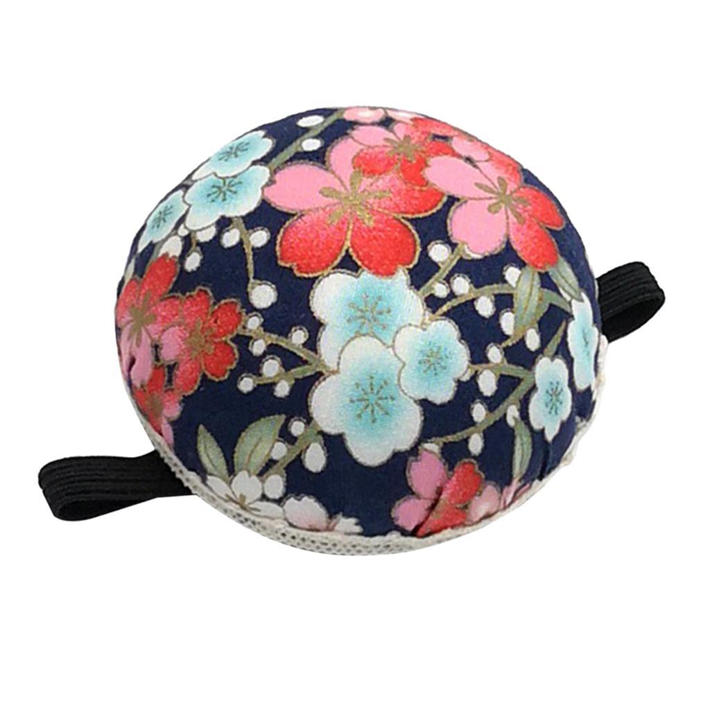 Sewing /Pin Cushion Wrist Pin  Holder  Tools Blue