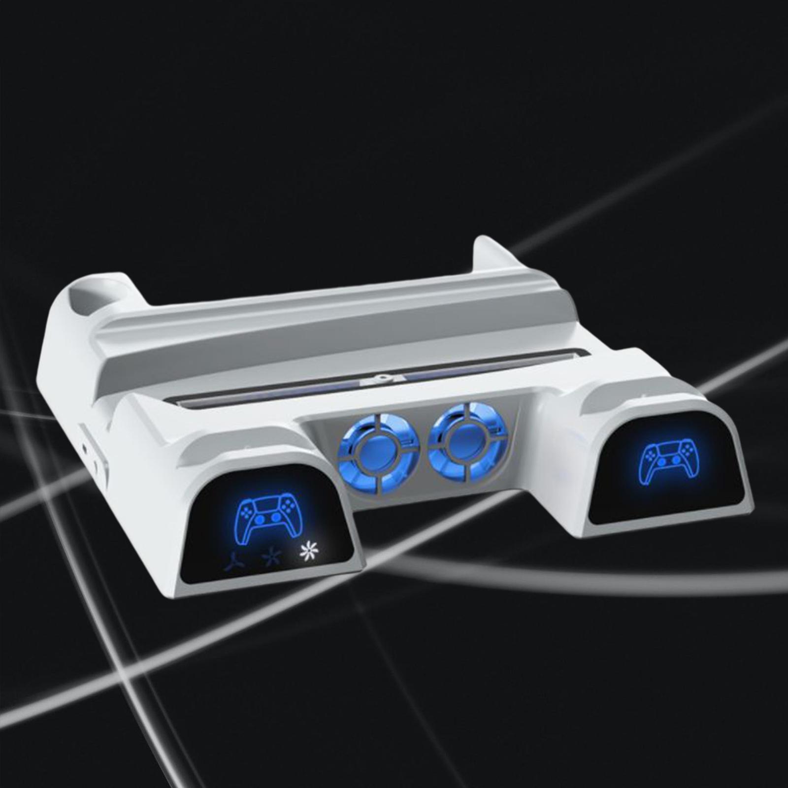 Vertical Stand+Cooling Fan+Charging Station +Game Storage for PS5