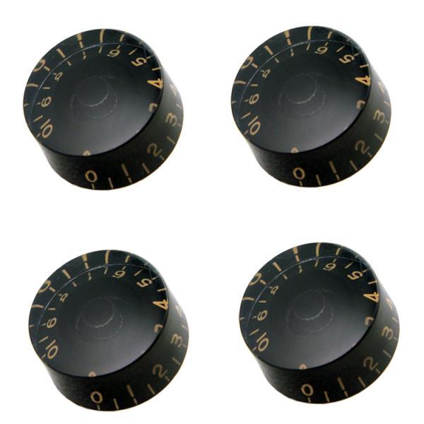 Black Speed Knobs Volume Tone Control Buttons for Gibson LP Electric Guitar