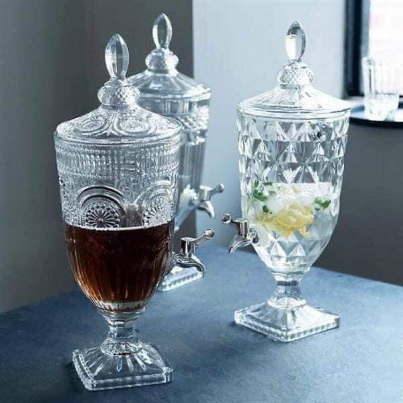 Bình ngâm rót Thủy Tinh. Loại dày cao cấp. Có vòi