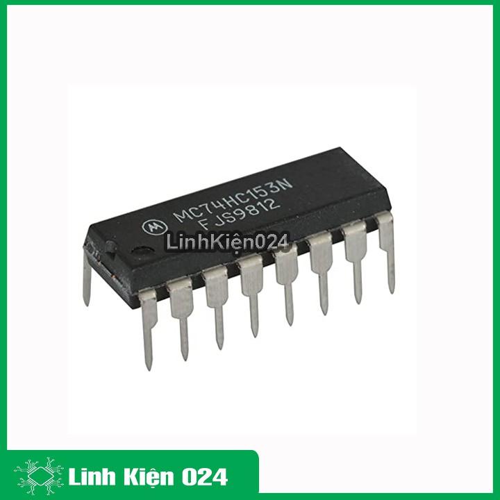 Chíp 74HC153 Dual 4-Input Multiplexer DIP16