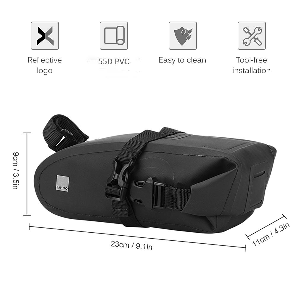 Túi yên xe đạp, MTB Dung tích lớn, bằng vải polyester chống thấm nước