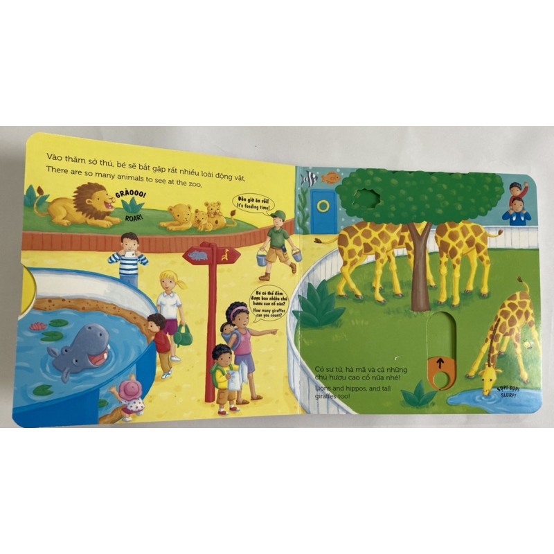 Sách - Sách Chuyển Động - Busy - The Zoo - Sở Thú