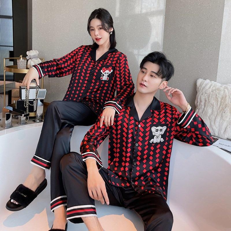 Bộ Đồ Mặc Nhà ️Đồ Ngủ Pijama Lụa Cao Cấp Siêu Mát Mềm Mịn - ELSA