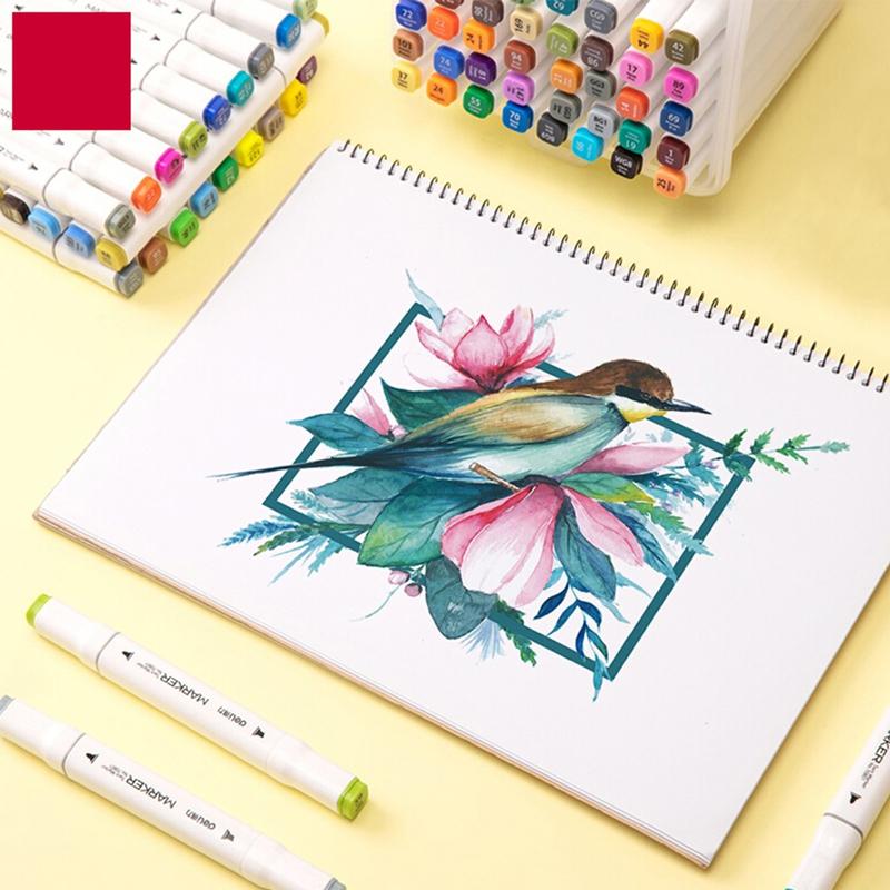 Hộp 36 Bút Dạ Màu 2 Đầu Sketch Marker - Deli 70801-36