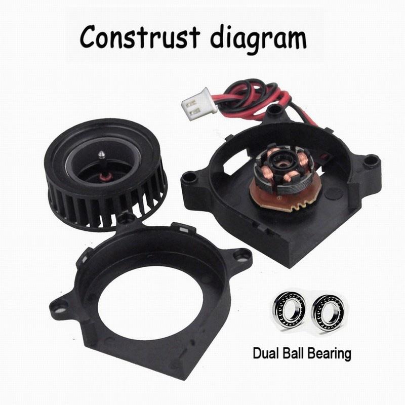 Gdstime 401 40mm x 1mm Small Fan Dual Ball Bearing 3D Printer High Speed DC Cooling Blower Fan 11V