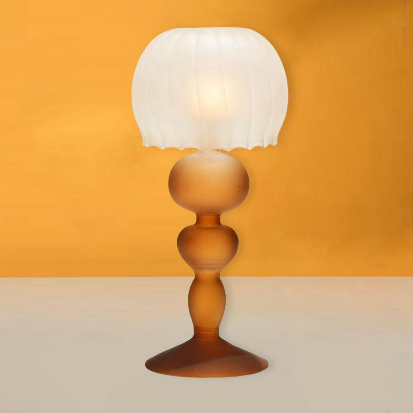 European Style Glass Table Lamp Shape Candle Holder Halloween Ornaments