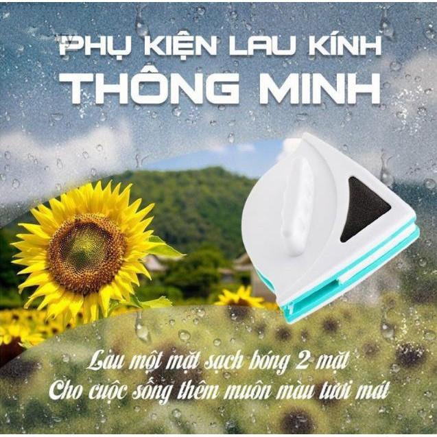 Dụng cụ lau kính 2 mặt tiện dụng