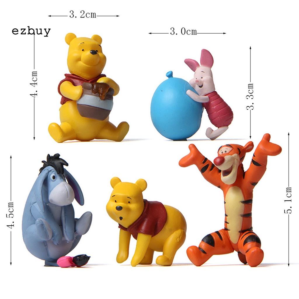 Lightweight Action Figurine Piglet Tiger Anime Figurine Lovely for Home