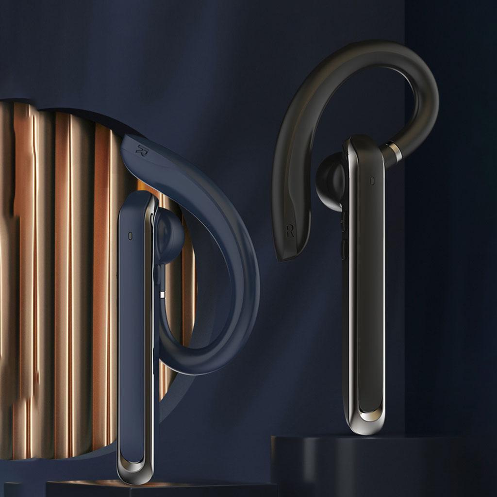 Bluetooth Headset True Wireless Single Ear Rotating Long Standby Headphone for Business