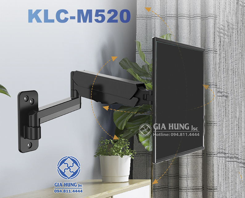 GIÁ TREO MÀN HÌNH MÁY TÍNH KALOC M520( 17 ''-35'') ARM MONITOR treo tường