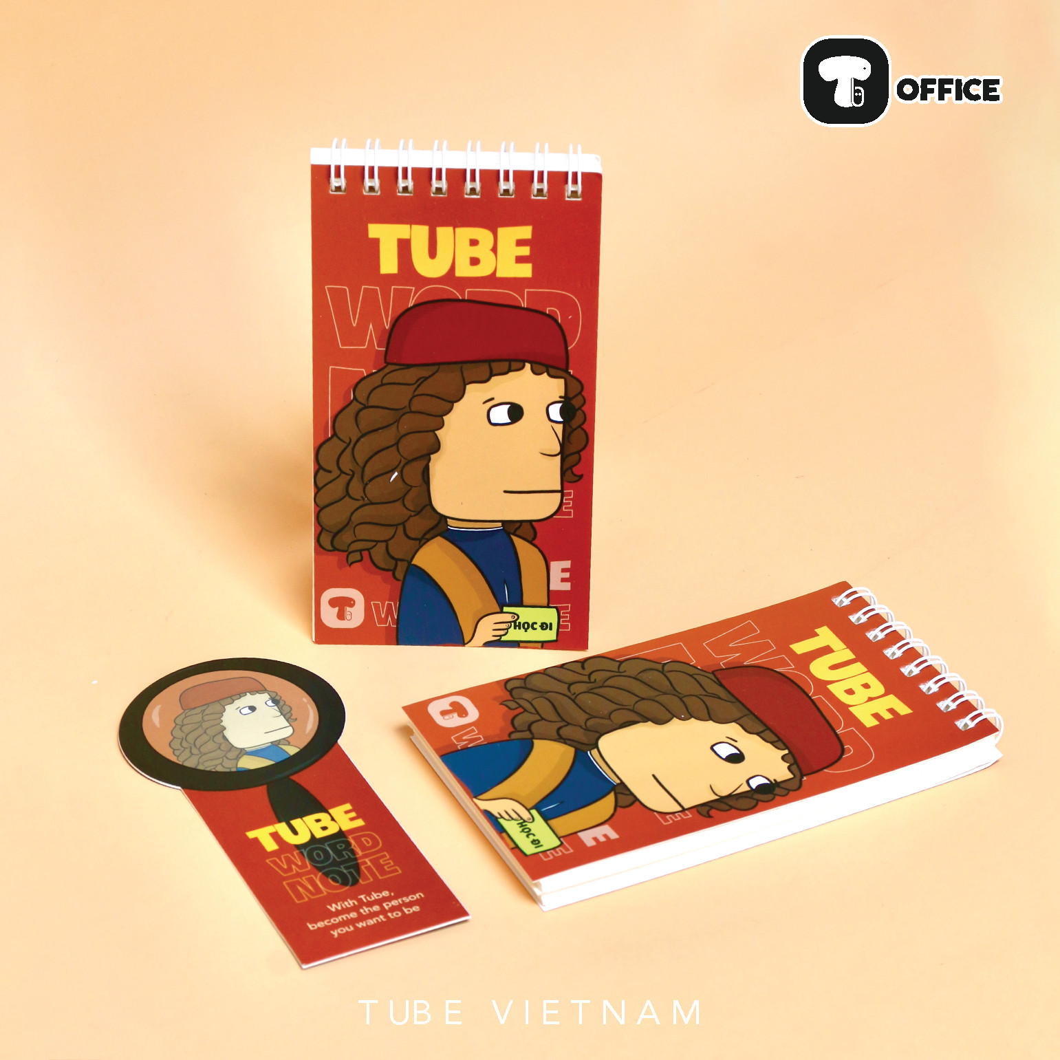 Sổ Từ Vựng Tube Kính Lúp Masterpiece Gáy Lò Xo 7,4x13cm Học Ngoại Ngữ 160 trang - Renaissance - TB0010
