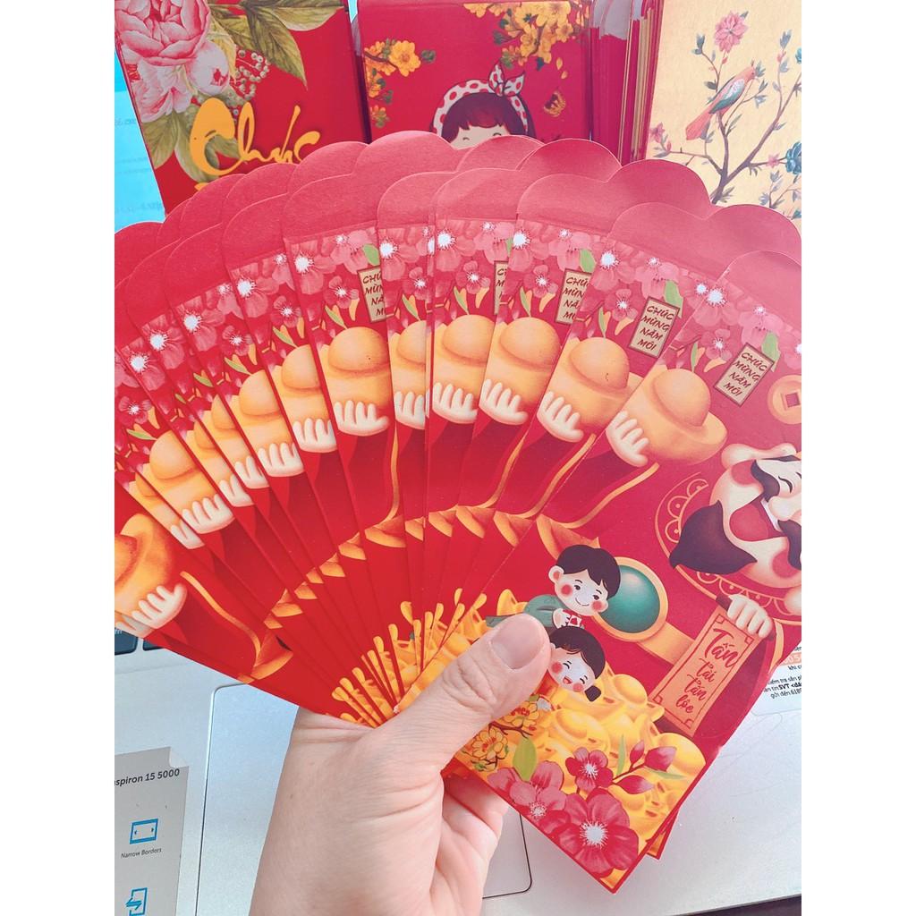 Combo 10 Bao Lì Xì Tết 2022 5k/cái ngẫu nhiên