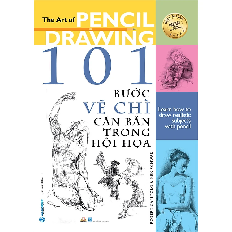 Combo 2 cuốn: Tôi vẽ + 101 Bước Vẽ Chì Căn Bản Trong Hội Họa