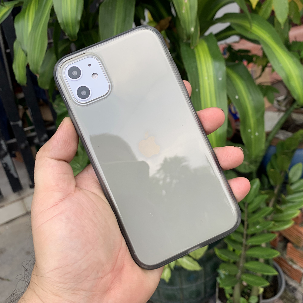 Ốp lưng dẻo chống sốc cao cấp dành cho iPhone 11 - Màu đen mờ