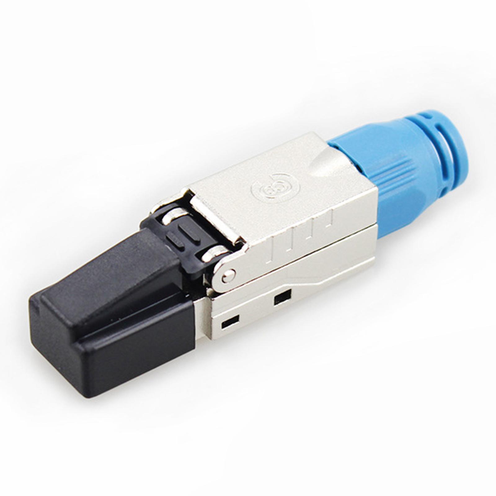 Tool-Free Reusable Plugs Connectors for UTP Cable 10G Easy Internet Plug