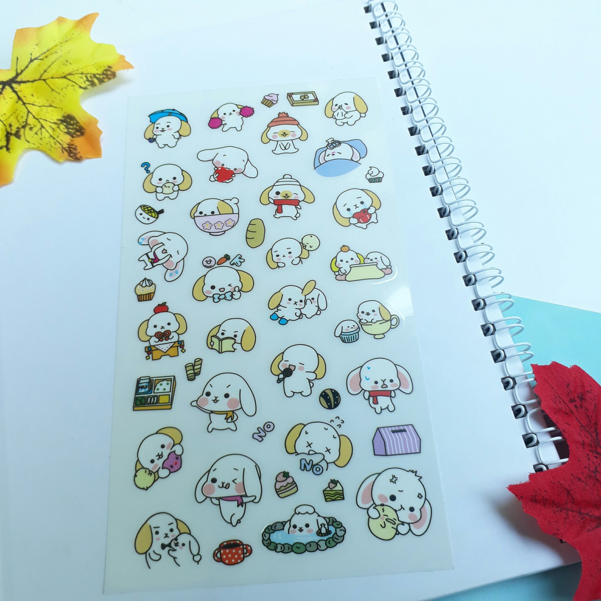 Bộ 6 Miếng Sticker Cún Con Happy