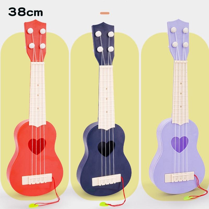 Đàn Ukulele Nhỏ Cho Bé Tập Chơi, Ukulele 38cm Kèm Phụ Kiện