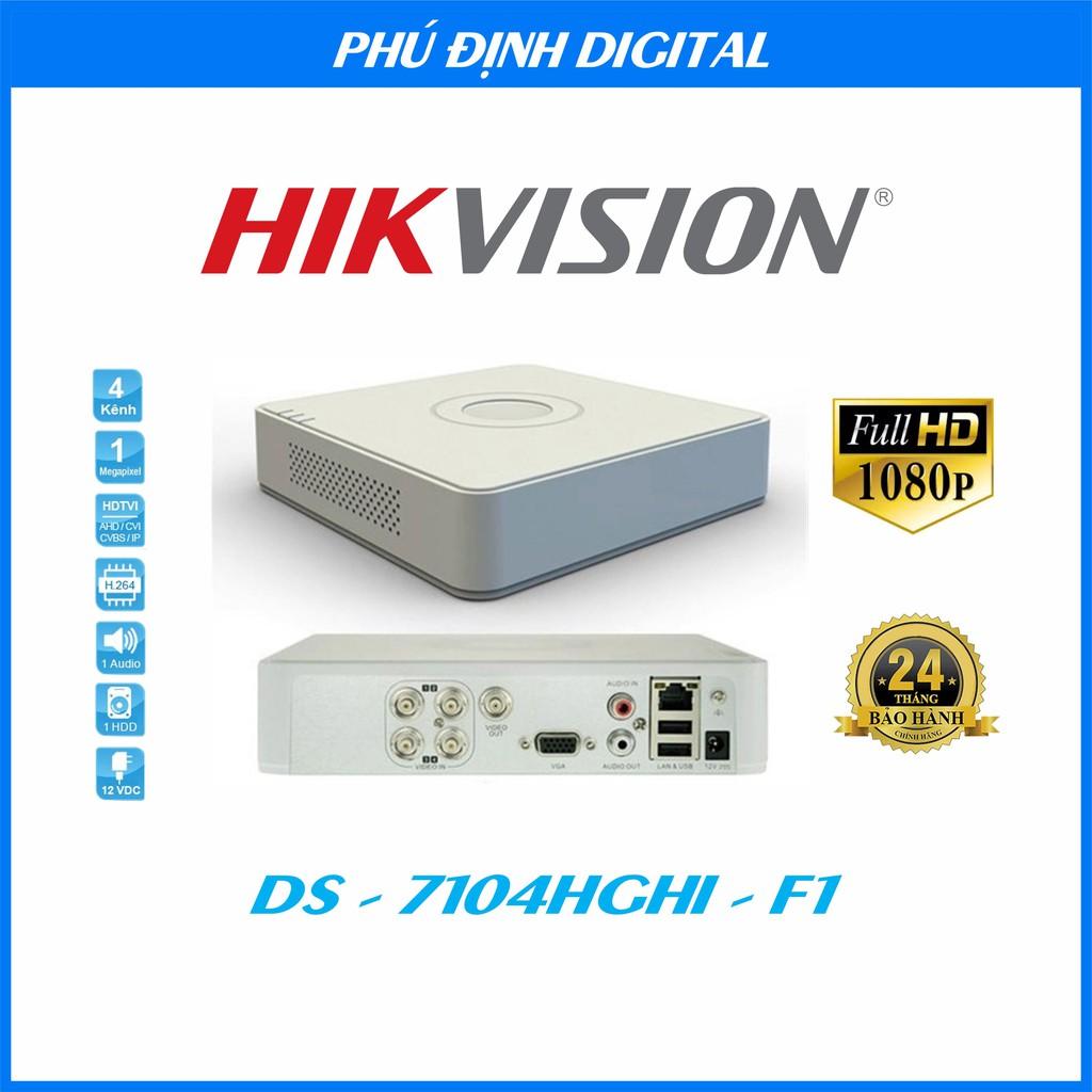 Trọn Bộ 4 Camera Hikvision quan sát ngoài trời chống trộm Hikvision - Hàng Chính Hãng