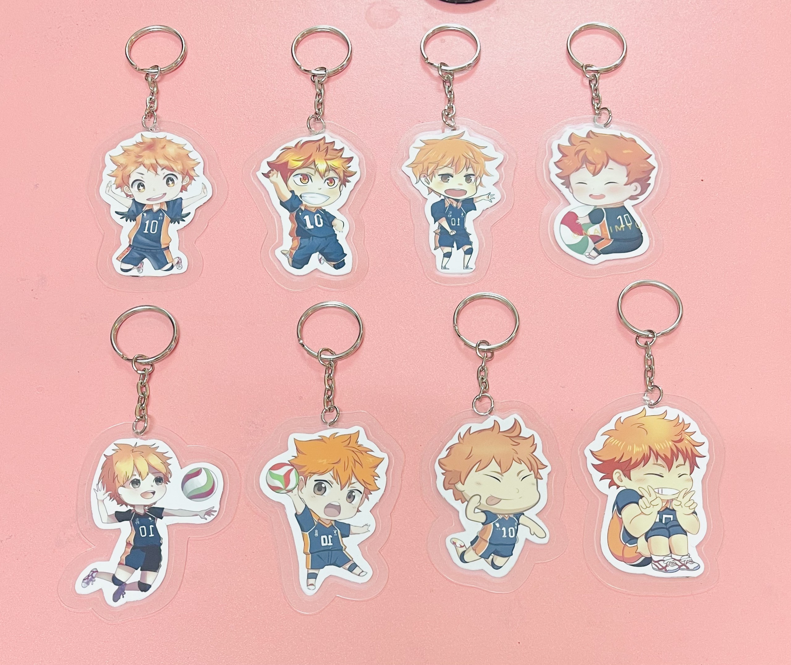 Set 3 Móc khóa cắt tỉa Haikyuu-Hinata Shouyou