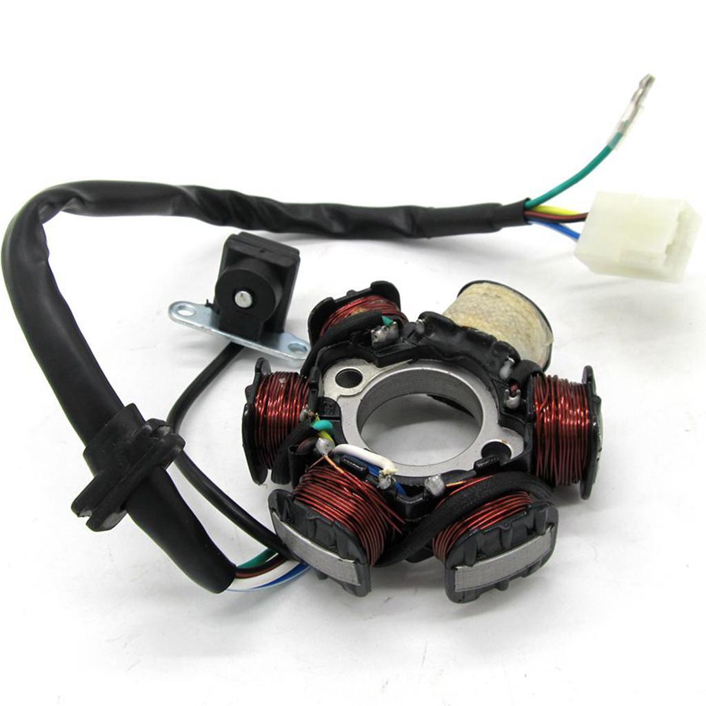Stator Magneto 6 Coil 5 Wire 50cc 110cc 125cc 150cc Scooter Moped Bike ATV